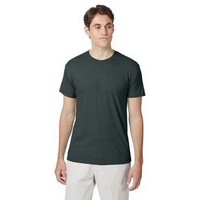 Hanes Mens Sport X-Temp Performance Muscle Tee, L, Hydro Heather/Navy 